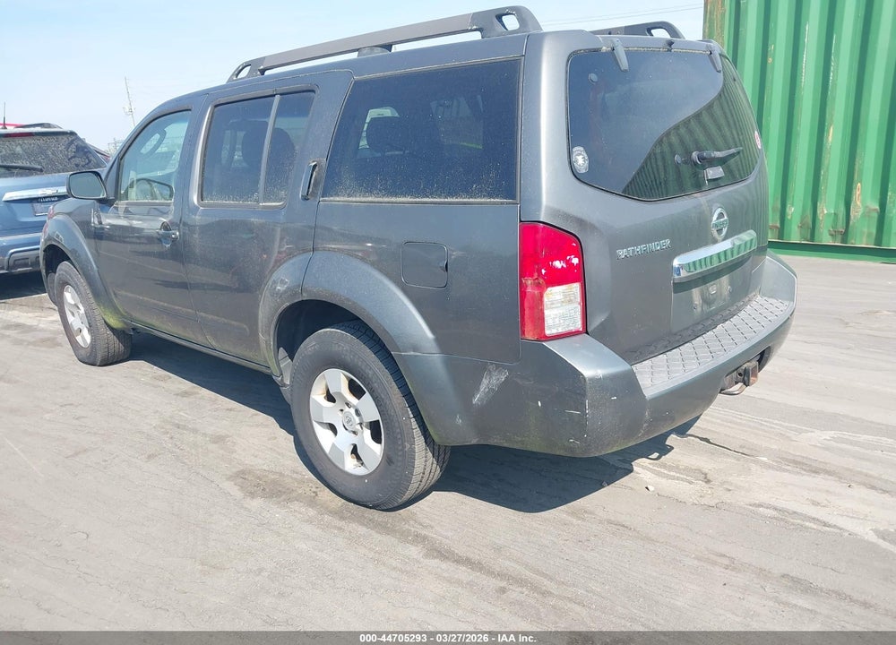 2008 NISSAN PATHFINDER S VIN: 5N1AR18B08C659255