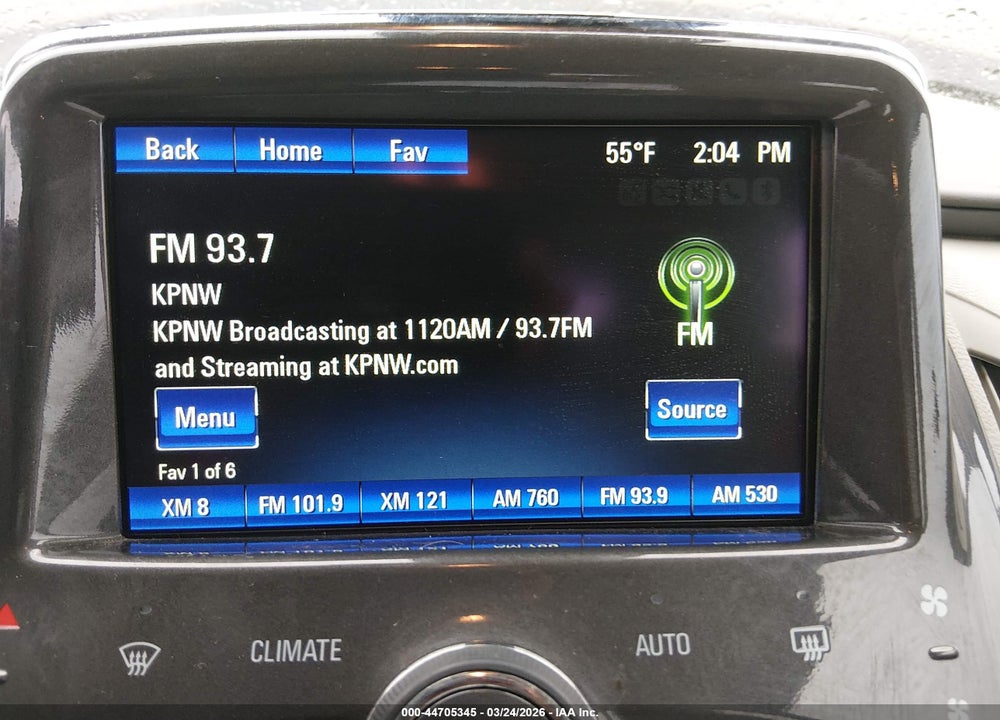 2014 CHEVROLET VOLT VIN: 1G1RD6E46EU173038