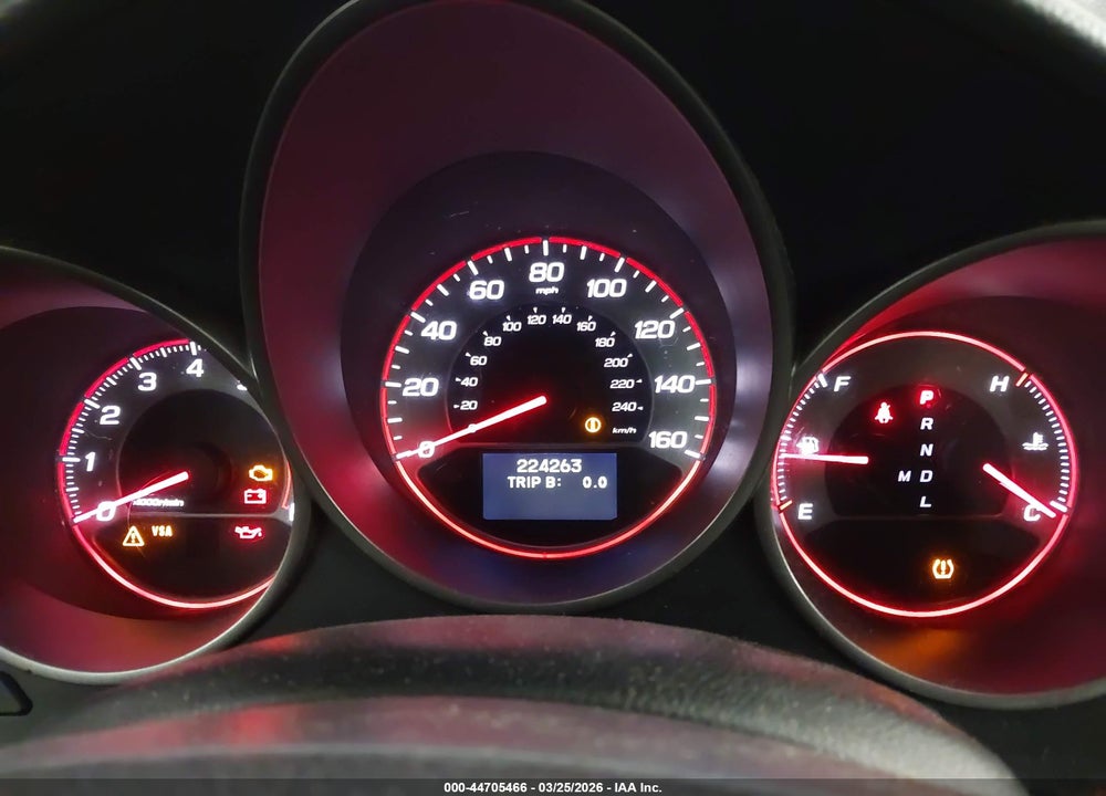 2007 ACURA TL TYPE S VIN: 19UUA76547A004066