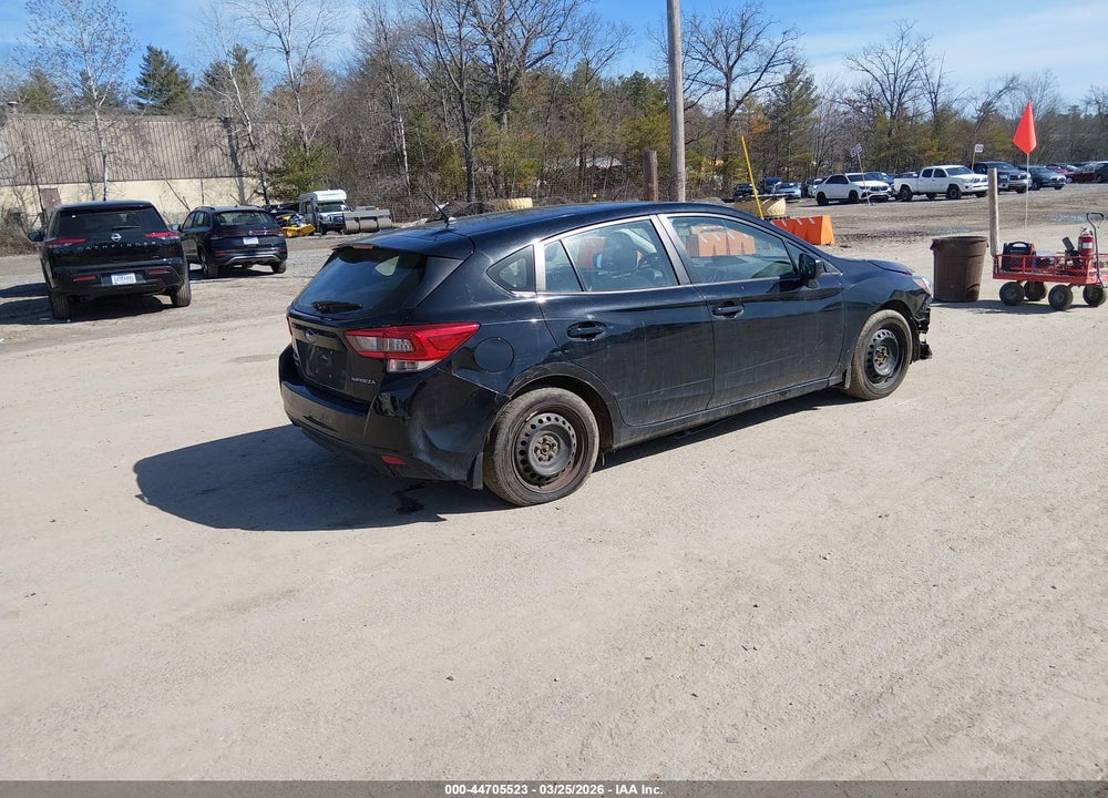 2021 SUBARU IMPREZA 5-DOOR VIN: 4S3GTAB68M3701001