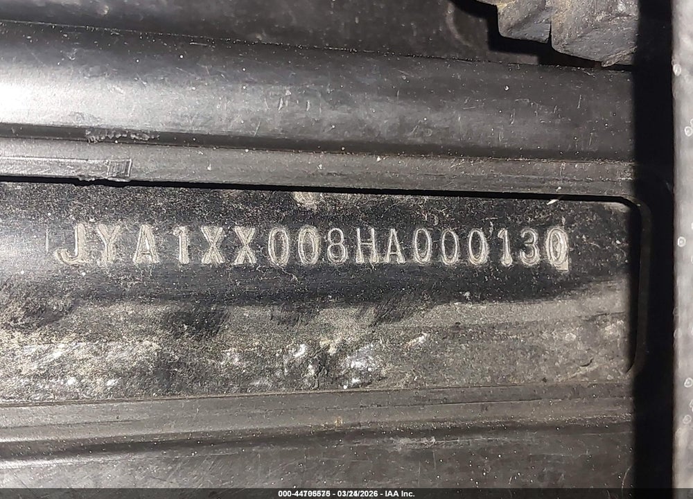 1987 YAMAHA XC200 VIN: JYA1XX008HA000130