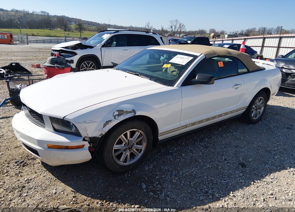 2006 FORD MUSTANG V6 VIN: 1ZVFT84N865107263