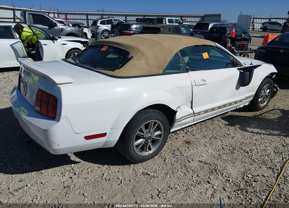 2006 FORD MUSTANG V6 VIN: 1ZVFT84N865107263