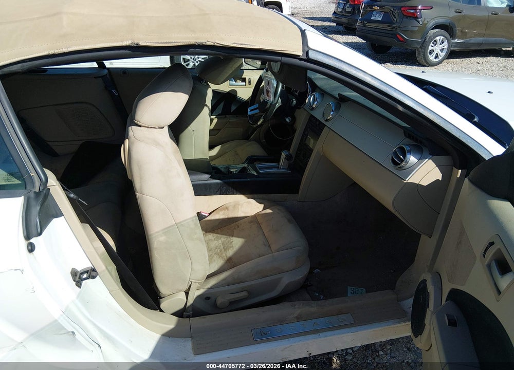 2006 FORD MUSTANG V6 VIN: 1ZVFT84N865107263