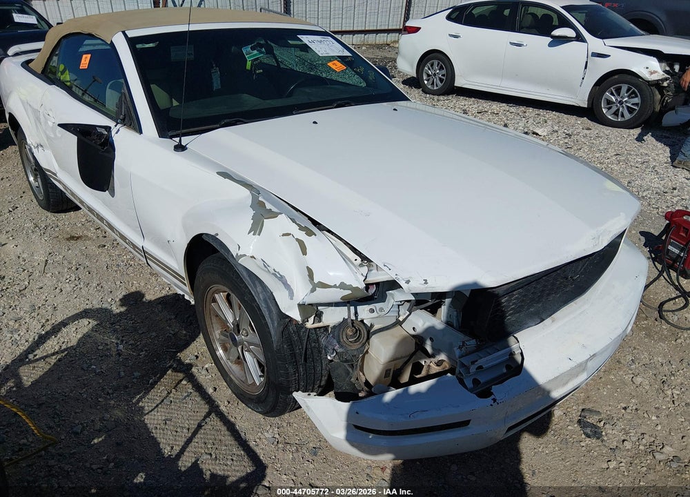 2006 FORD MUSTANG V6 VIN: 1ZVFT84N865107263