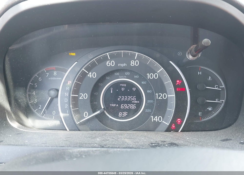 2013 HONDA CR-V LX VIN: 2HKRM3H39DH516359