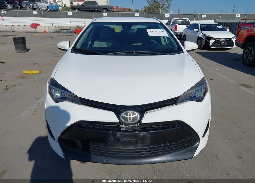 2017 TOYOTA COROLLA LE VIN: 2T1BURHEXHC957058