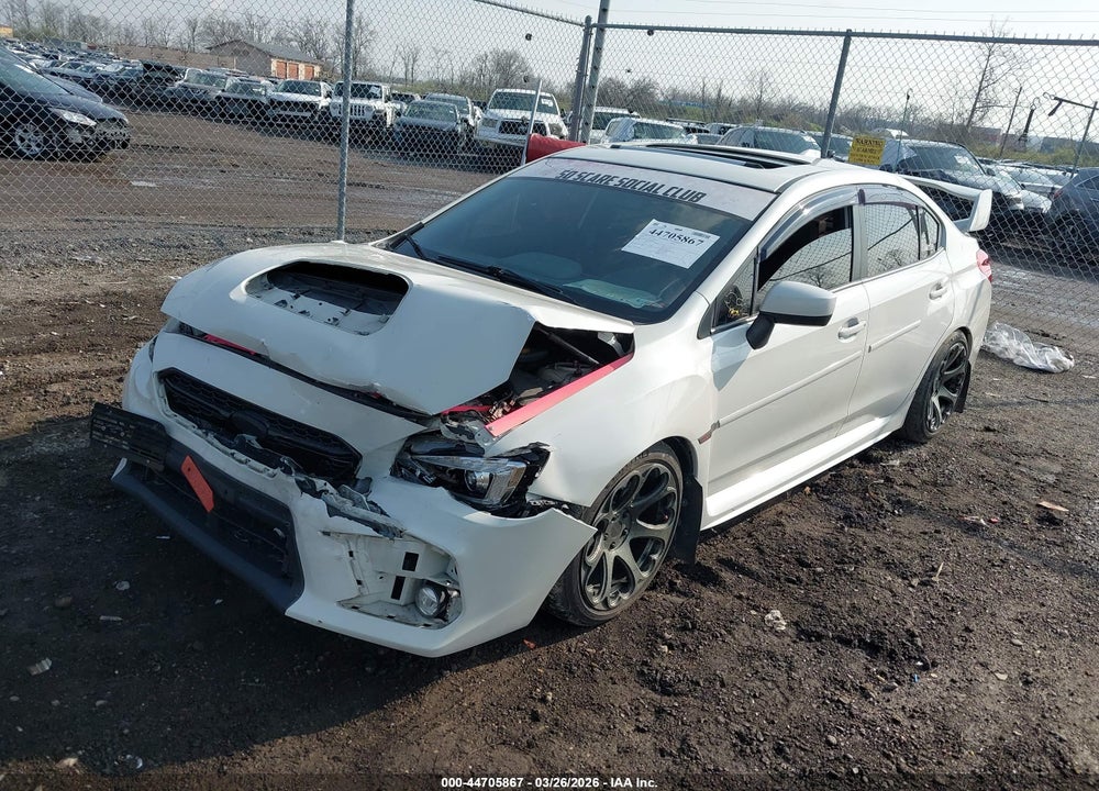2018 SUBARU WRX LIMITED VIN: JF1VA1F62J8807648