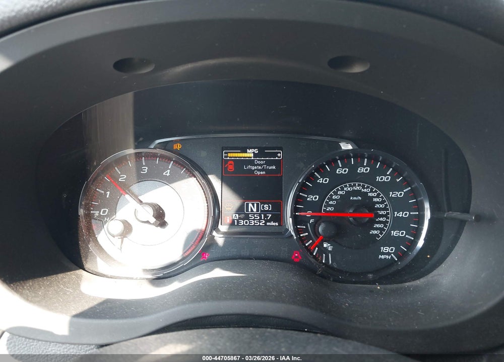 2018 SUBARU WRX LIMITED VIN: JF1VA1F62J8807648