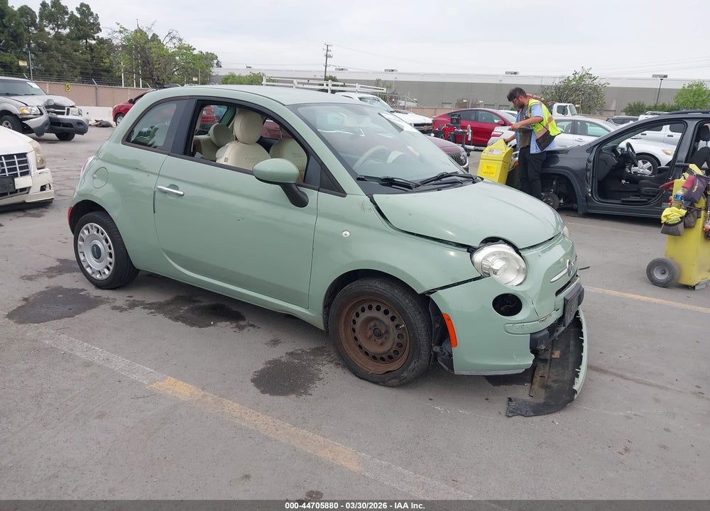 2012 FIAT 500 POP VIN: 3C3CFFAR4CT381195