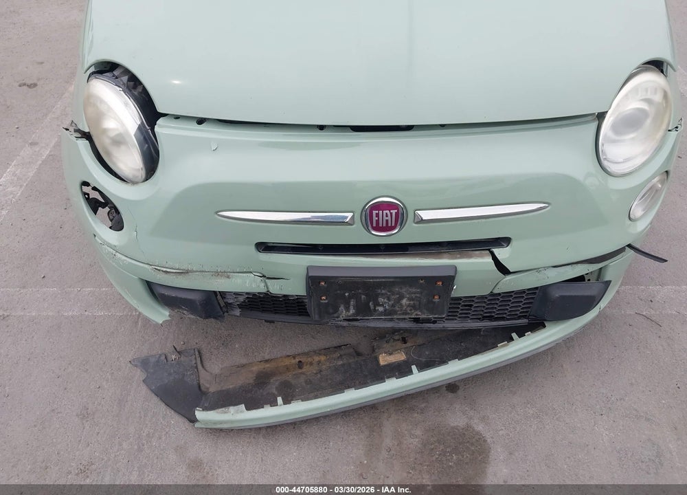 2012 FIAT 500 POP VIN: 3C3CFFAR4CT381195