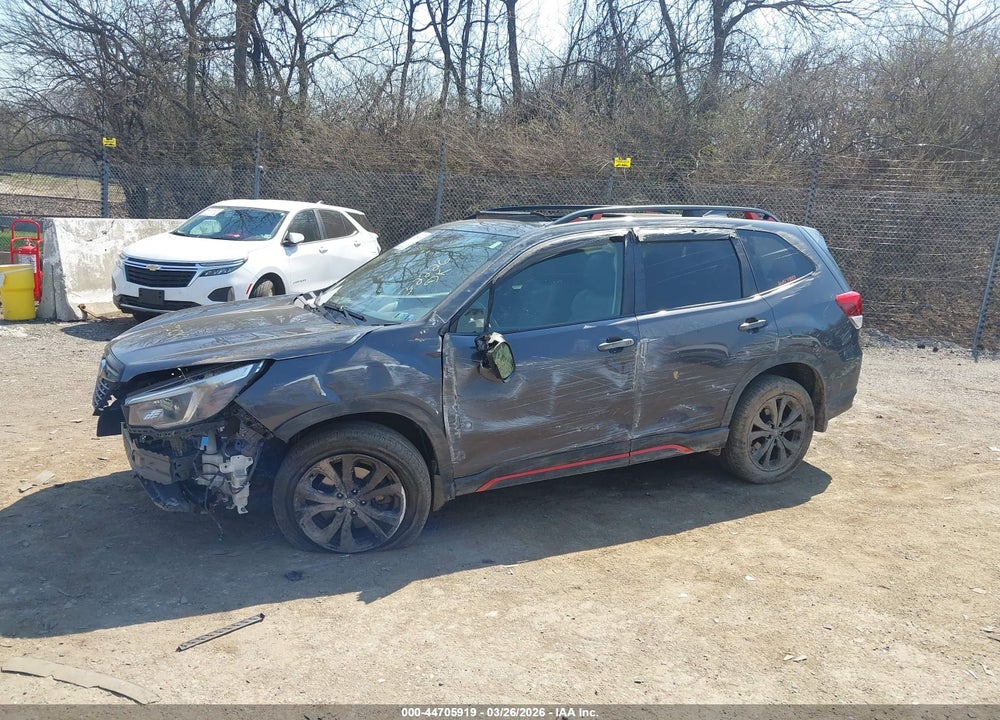 2021 SUBARU FORESTER SPORT VIN: JF2SKARCXMH444114