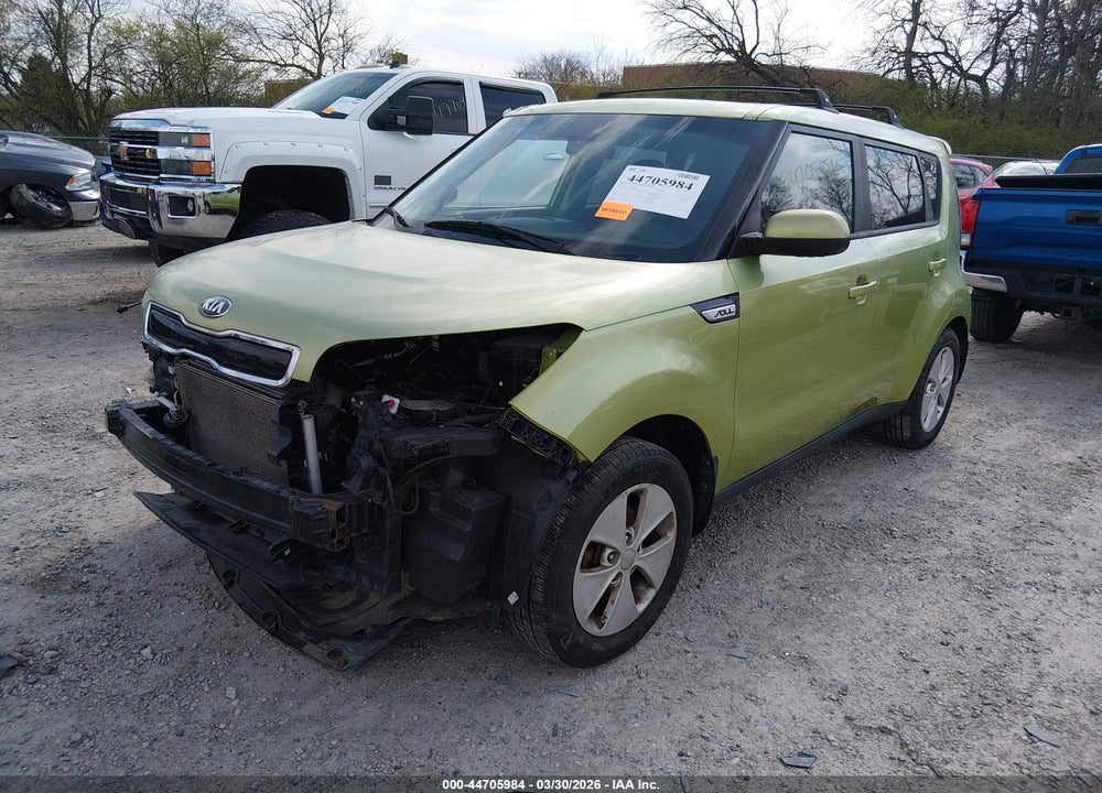 2015 KIA SOUL + VIN: KNDJP3A59F7772380