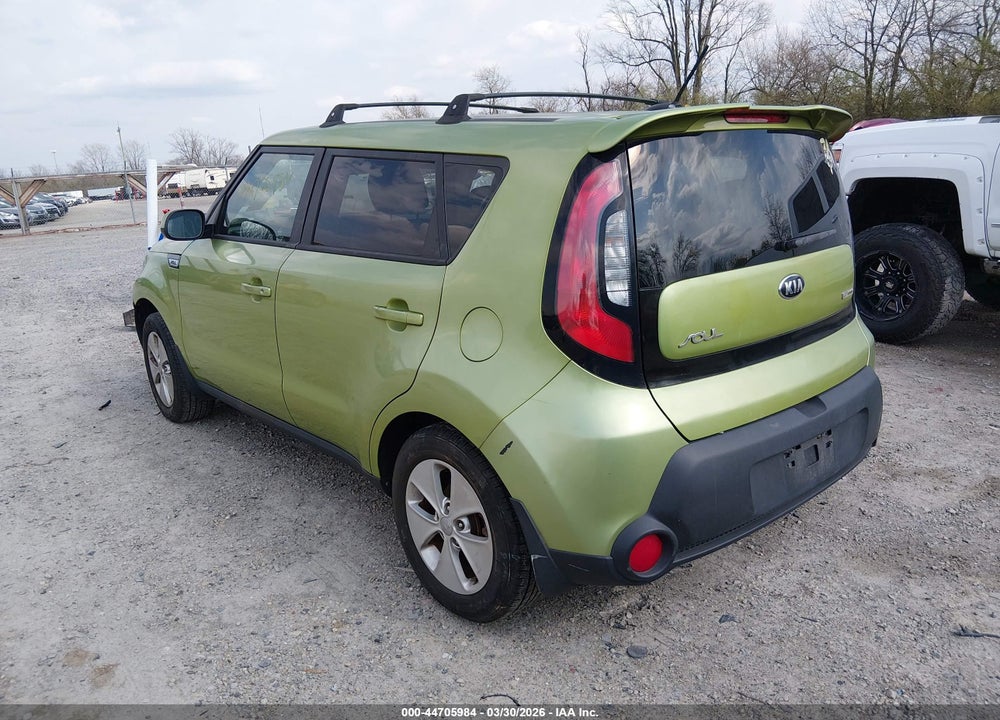 2015 KIA SOUL + VIN: KNDJP3A59F7772380