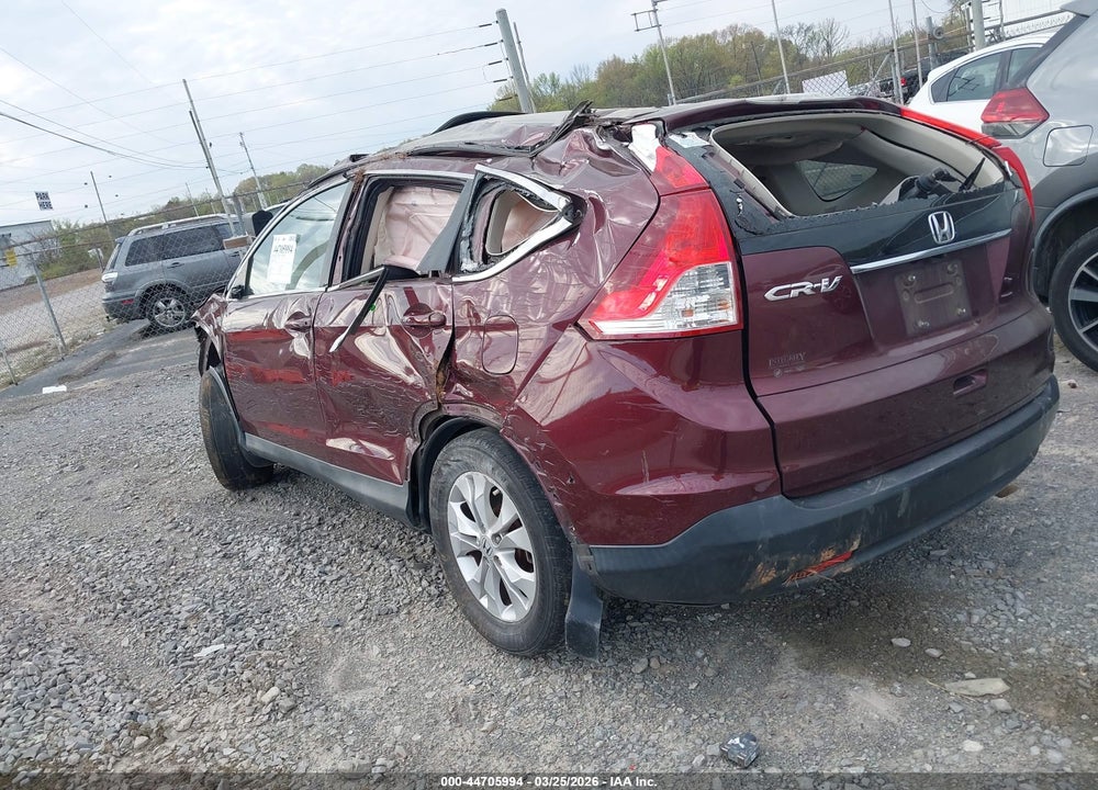 2012 HONDA CR-V EX-L VIN: 5J6RM3H78CL042105
