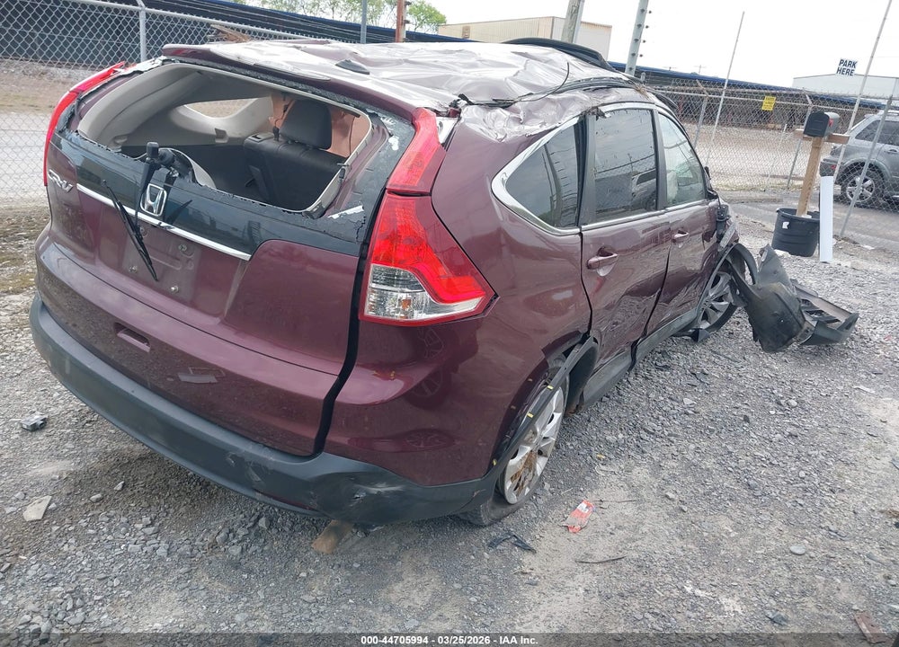 2012 HONDA CR-V EX-L VIN: 5J6RM3H78CL042105