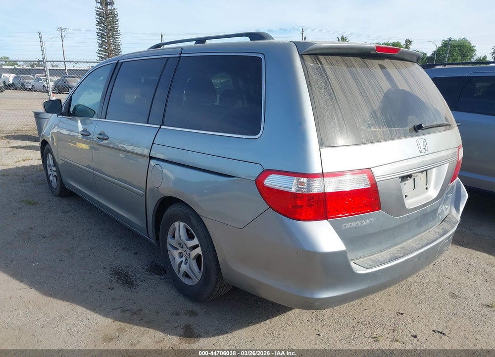 2007 HONDA ODYSSEY EX VIN: 5FNRL38467B084585
