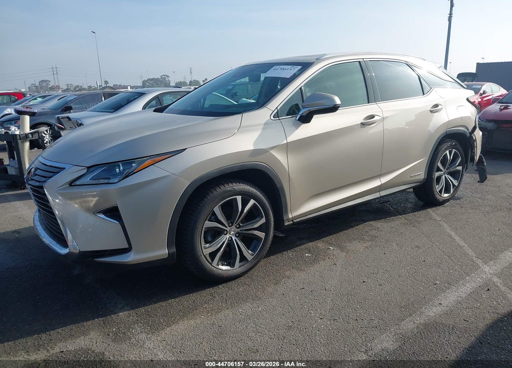 2016 LEXUS RX 450H VIN: 2T2BGMCAXGC005010