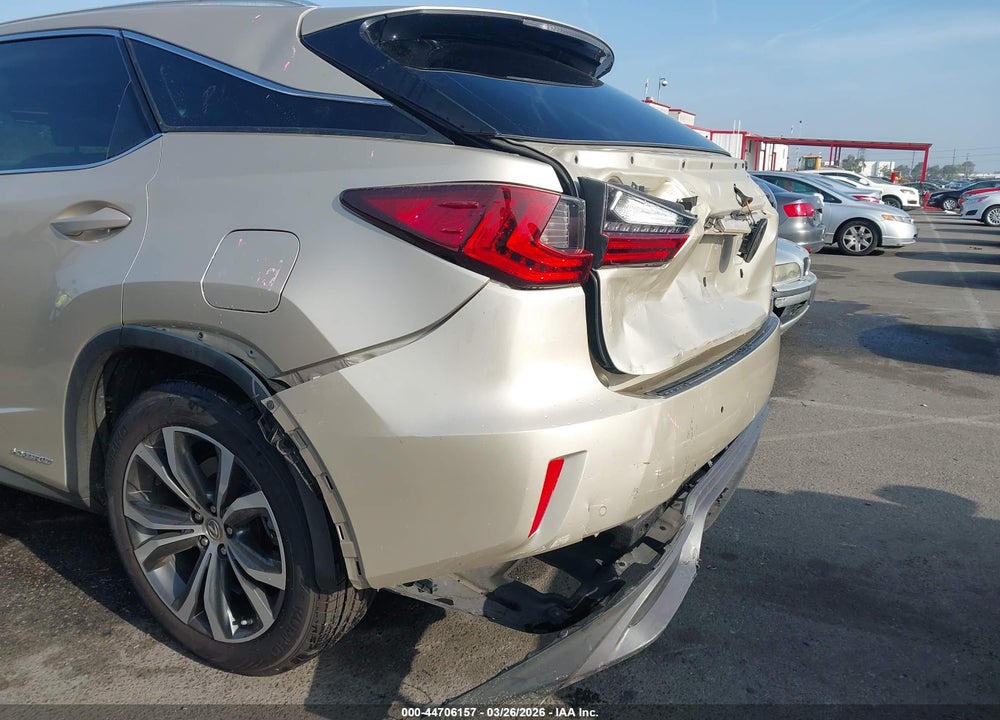 2016 LEXUS RX 450H VIN: 2T2BGMCAXGC005010