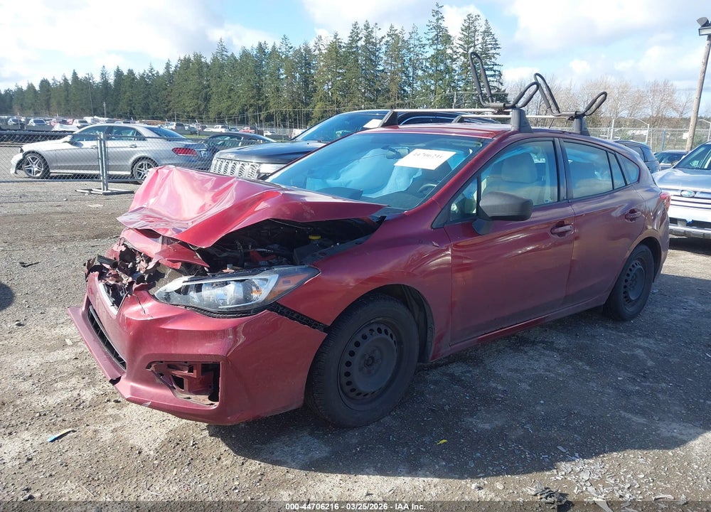 2017 SUBARU IMPREZA 2.0I VIN: 4S3GTAA60H3749518