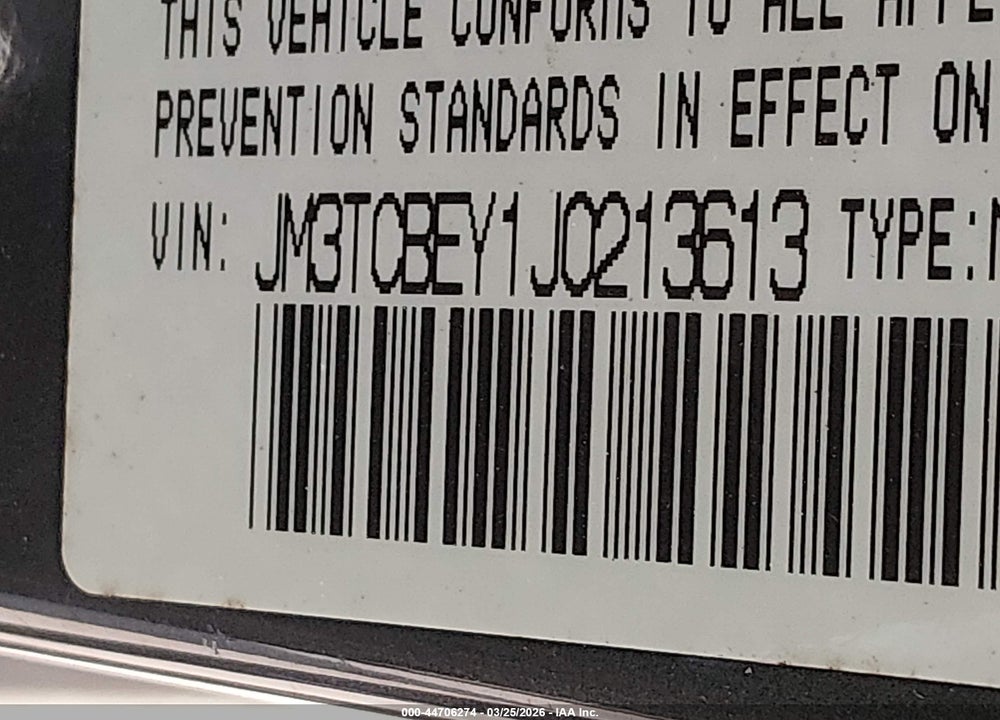 2018 MAZDA CX-9 SIGNATURE VIN: JM3TCBEY1J0213613