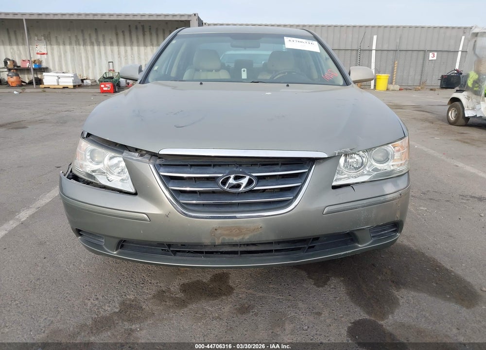 2009 HYUNDAI SONATA GLS VIN: 5NPET46CX9H565832