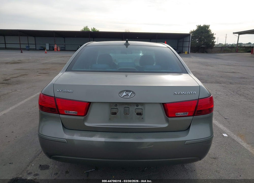 2009 HYUNDAI SONATA GLS VIN: 5NPET46CX9H565832