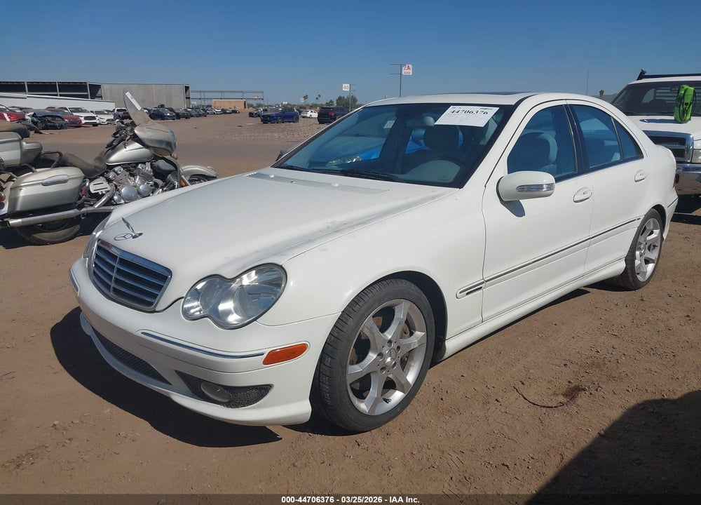 2007 MERCEDES-BENZ C 230 SPORT VIN: WDBRF52H17F891654
