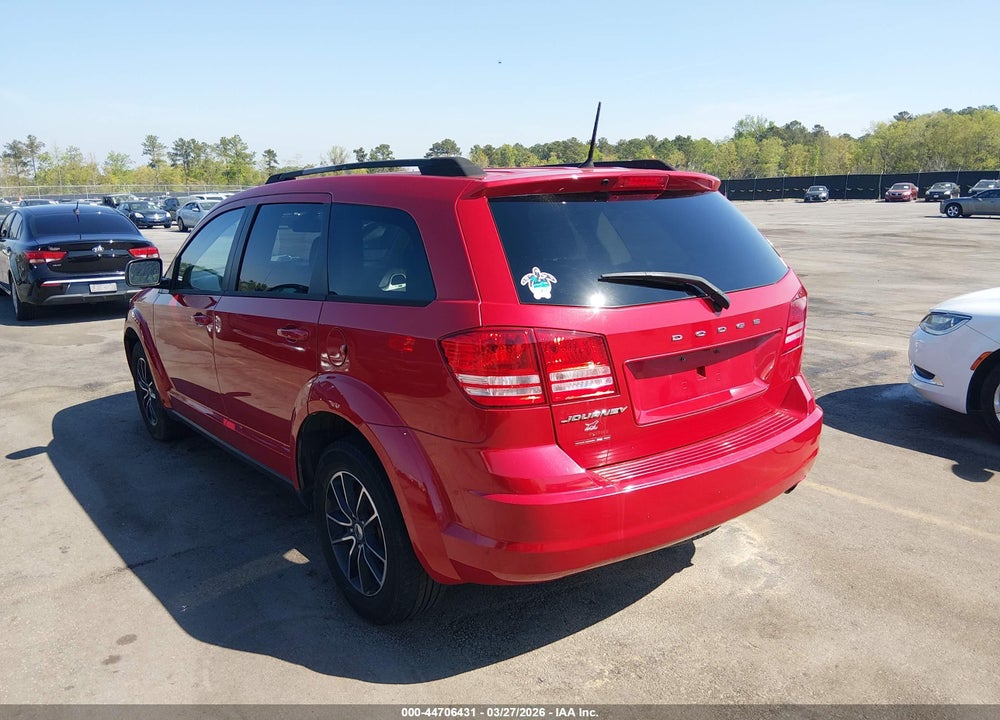 2018 DODGE JOURNEY SE VIN: 3C4PDCAB7JT509611