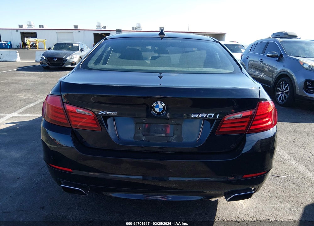 2013 BMW 550I XDRIVE VIN: WBAFU9C59DDY71338