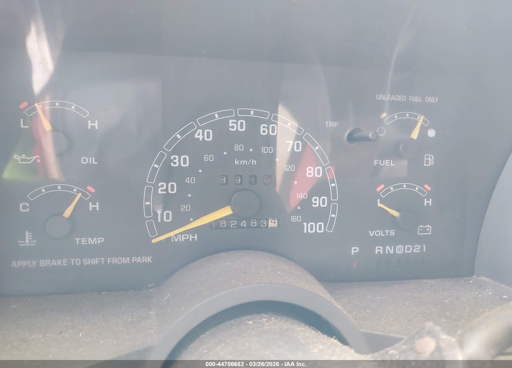 1993 CHEVROLET ASTRO VIN: 1GCDM15Z0PB116784
