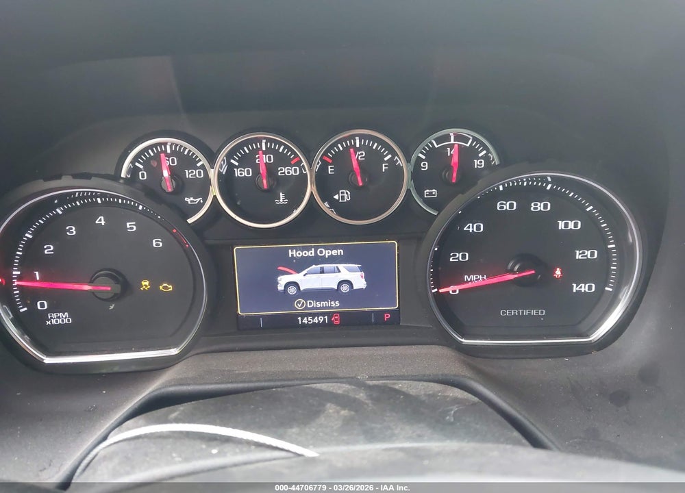 2022 CHEVROLET TAHOE 2WD COMMERCIAL FLEET VIN: 1GNSCLED5NR166909