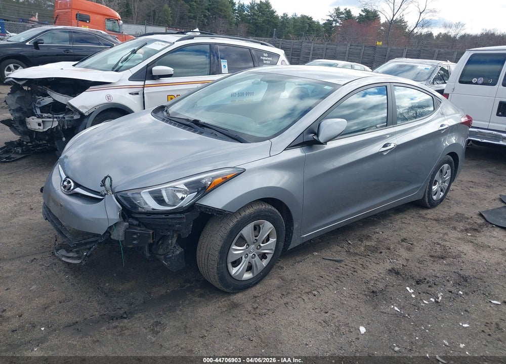 2016 HYUNDAI ELANTRA SE VIN: KMHDH4AE7GU492875