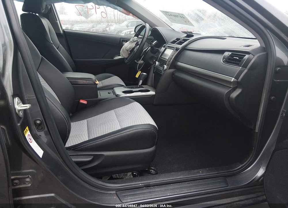 2012 TOYOTA CAMRY SE VIN: 4T1BF1FK3CU507702