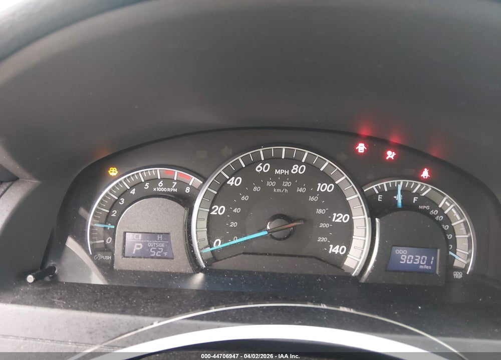 2012 TOYOTA CAMRY SE VIN: 4T1BF1FK3CU507702