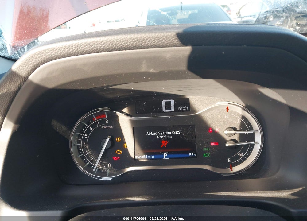 2020 HONDA RIDGELINE RTL-E VIN: 5FPYK3F78LB019542