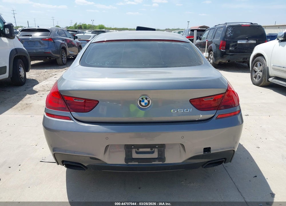 2013 BMW 650I GRAN COUPE VIN: WBA6B2C54DDG66977
