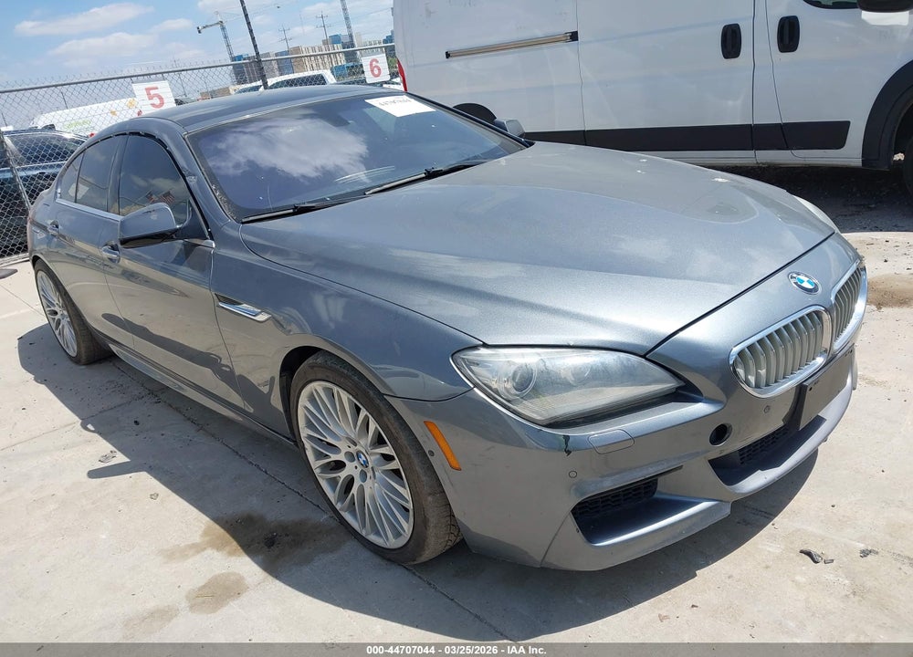2013 BMW 650I GRAN COUPE VIN: WBA6B2C54DDG66977