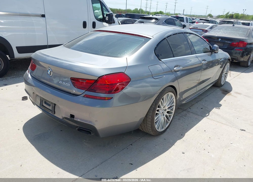 2013 BMW 650I GRAN COUPE VIN: WBA6B2C54DDG66977