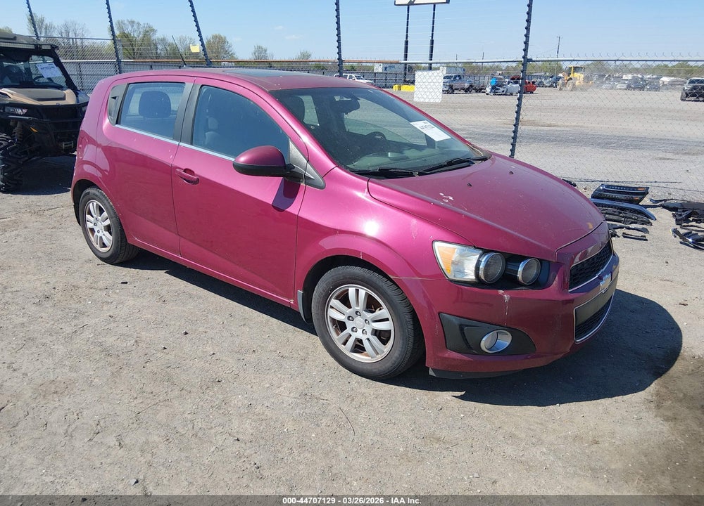 2014 CHEVROLET SONIC LT AUTO VIN: 1G1JC6SH9E4115660