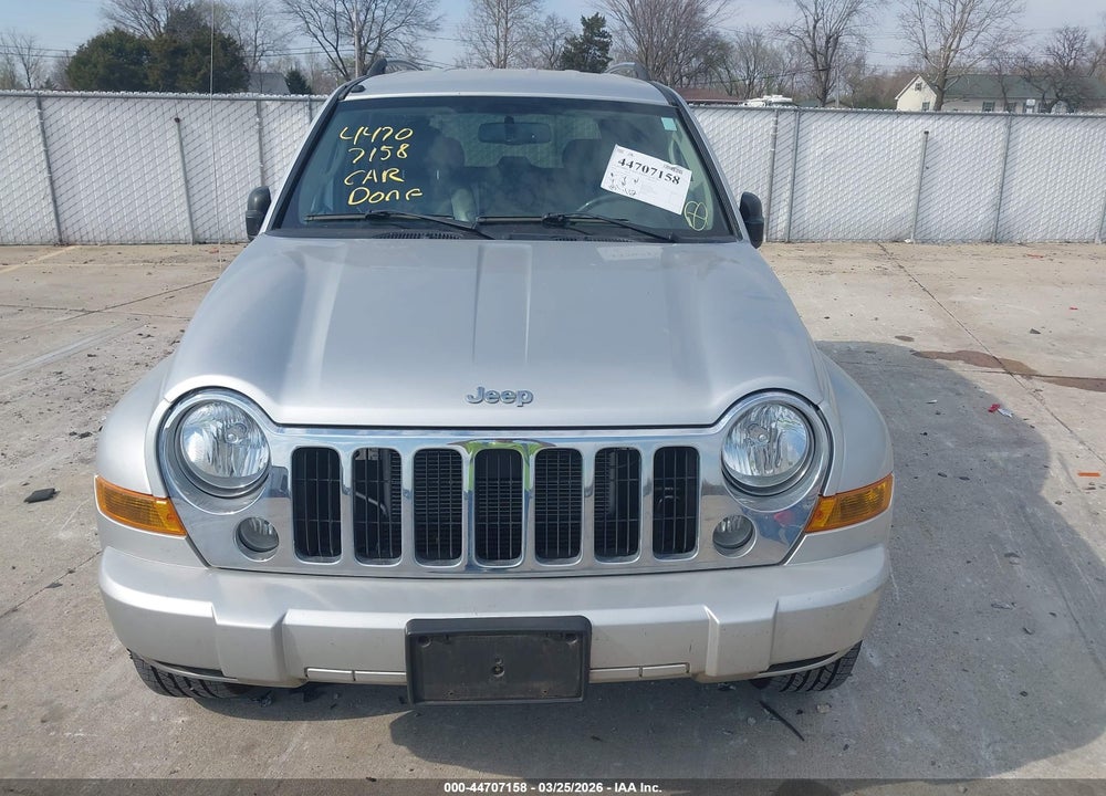 2006 JEEP LIBERTY LIMITED EDITION VIN: 1J4GL58K16W100519