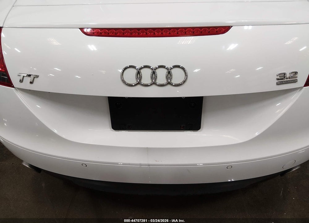 2008 AUDI TT 3.2 VIN: TRUDD38J181002047