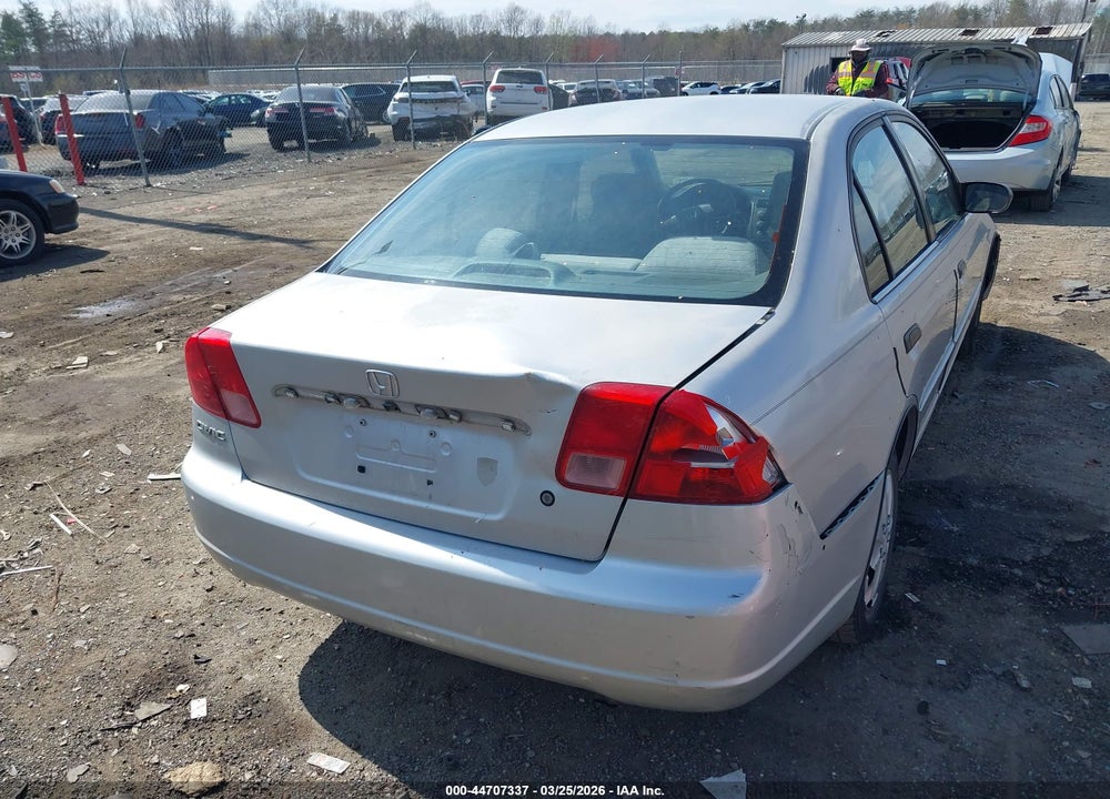 2001 HONDA CIVIC LX VIN: JHMES16521S011515