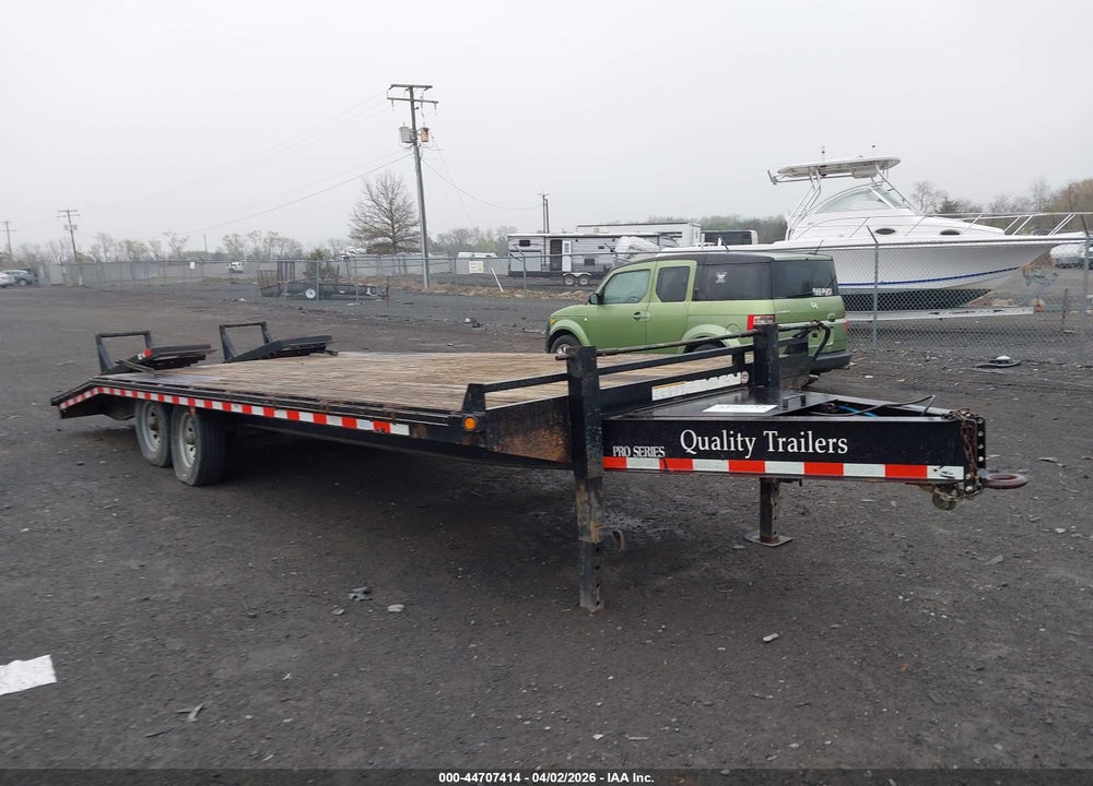 2019 QUALITY 23' 7K FLATBED TRAILER VIN: 550FP232XKS003753