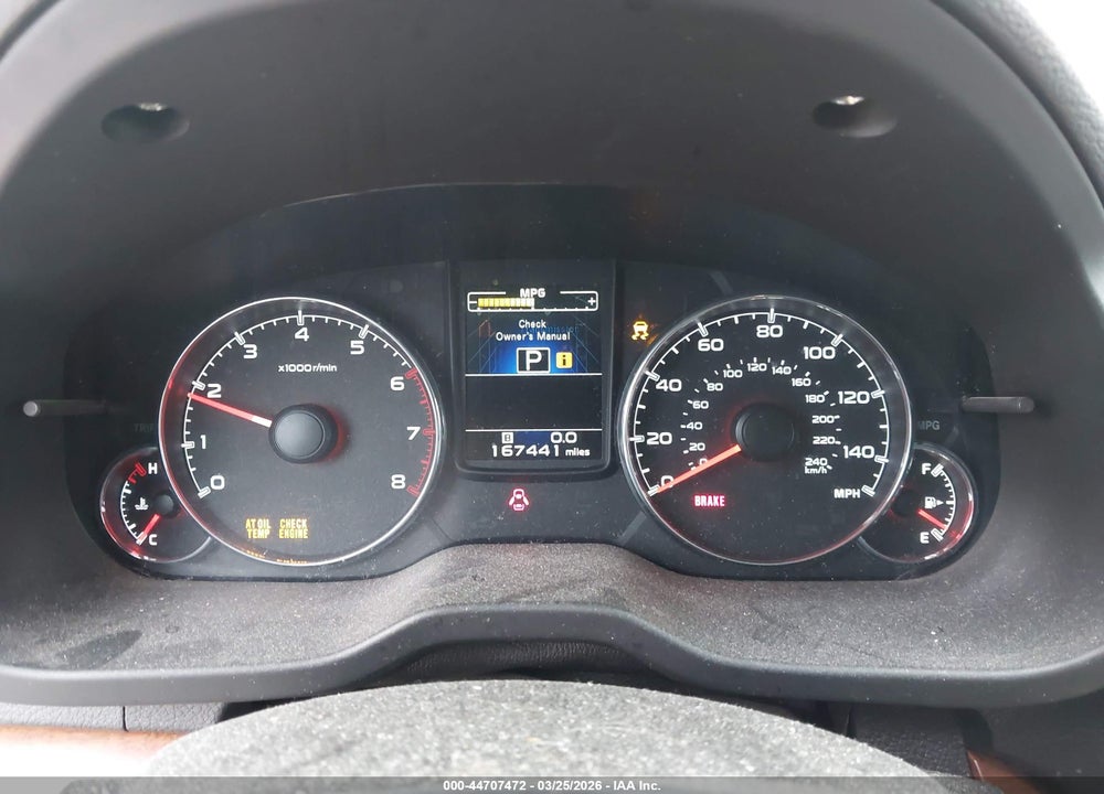2013 SUBARU OUTBACK 2.5I LIMITED VIN: 4S4BRCKC4D3224699