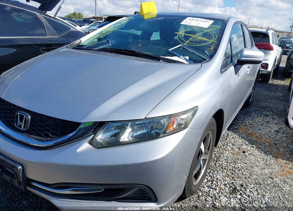 2015 HONDA CIVIC SE VIN: 19XFB2F72FE227873
