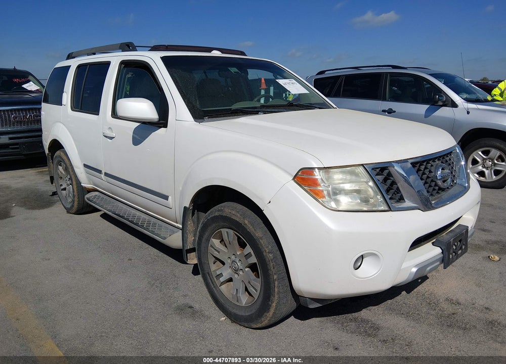 2008 NISSAN PATHFINDER LE VIN: 5N1AR18B38C648864