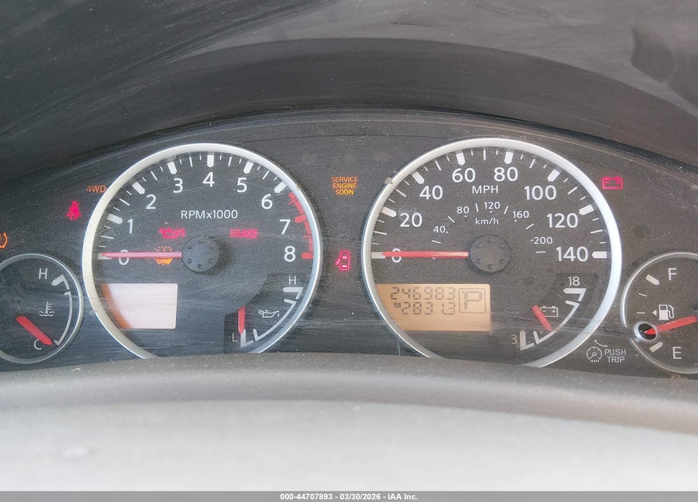 2008 NISSAN PATHFINDER LE VIN: 5N1AR18B38C648864