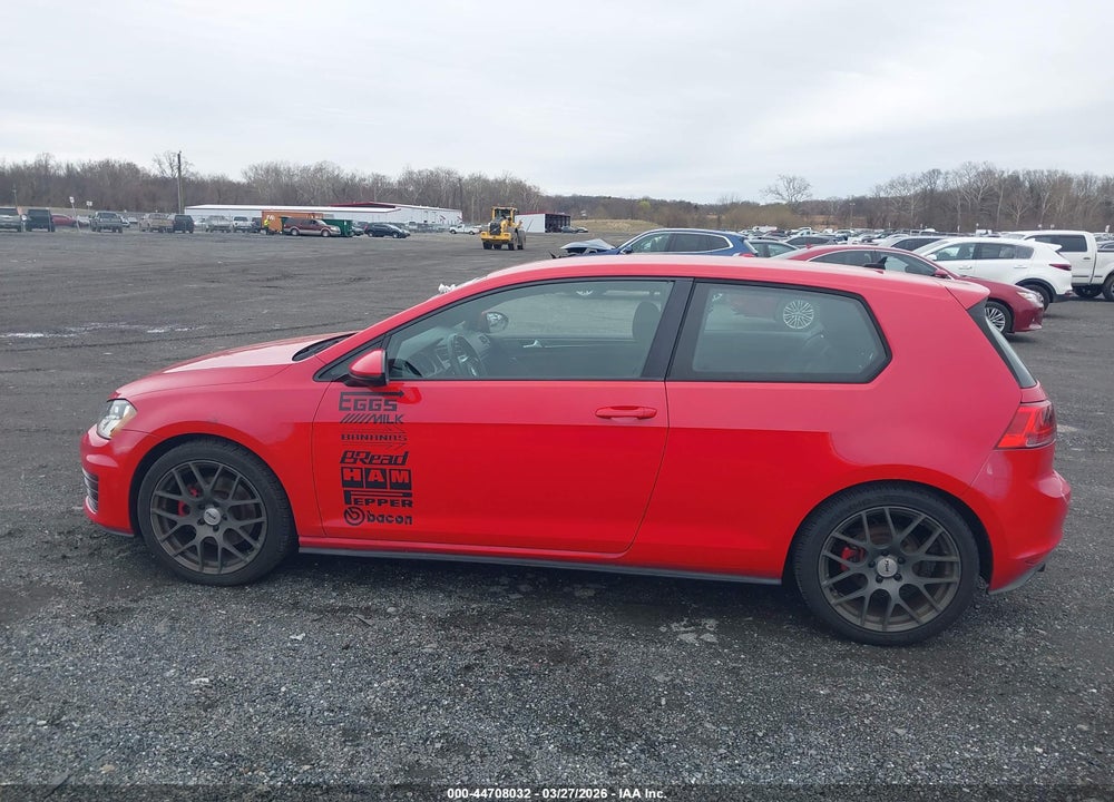 2015 VOLKSWAGEN GOLF GTI 2.0T S 2-DOOR VIN: 3VWYT7AU3FM065786