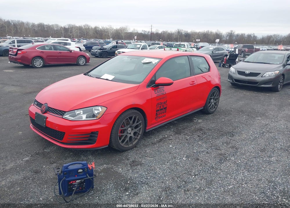 2015 VOLKSWAGEN GOLF GTI 2.0T S 2-DOOR VIN: 3VWYT7AU3FM065786